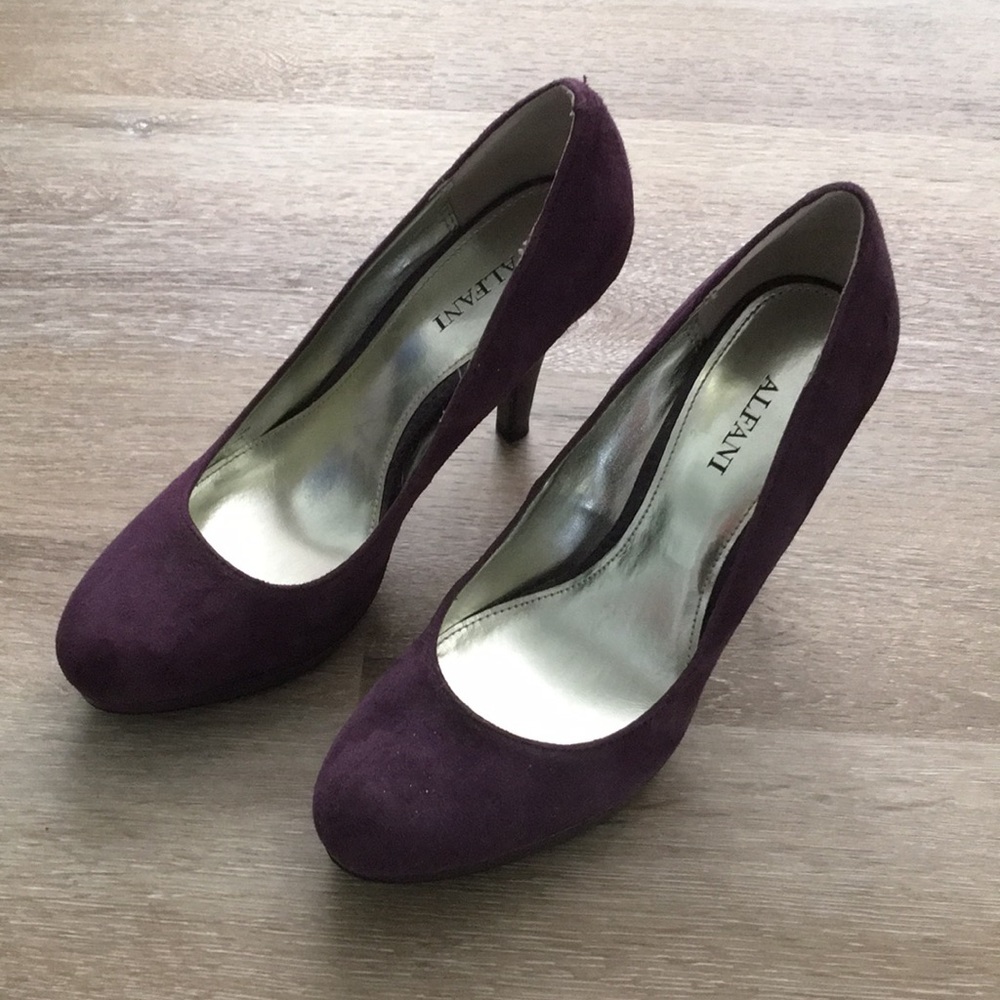 Alfani royal purple heels